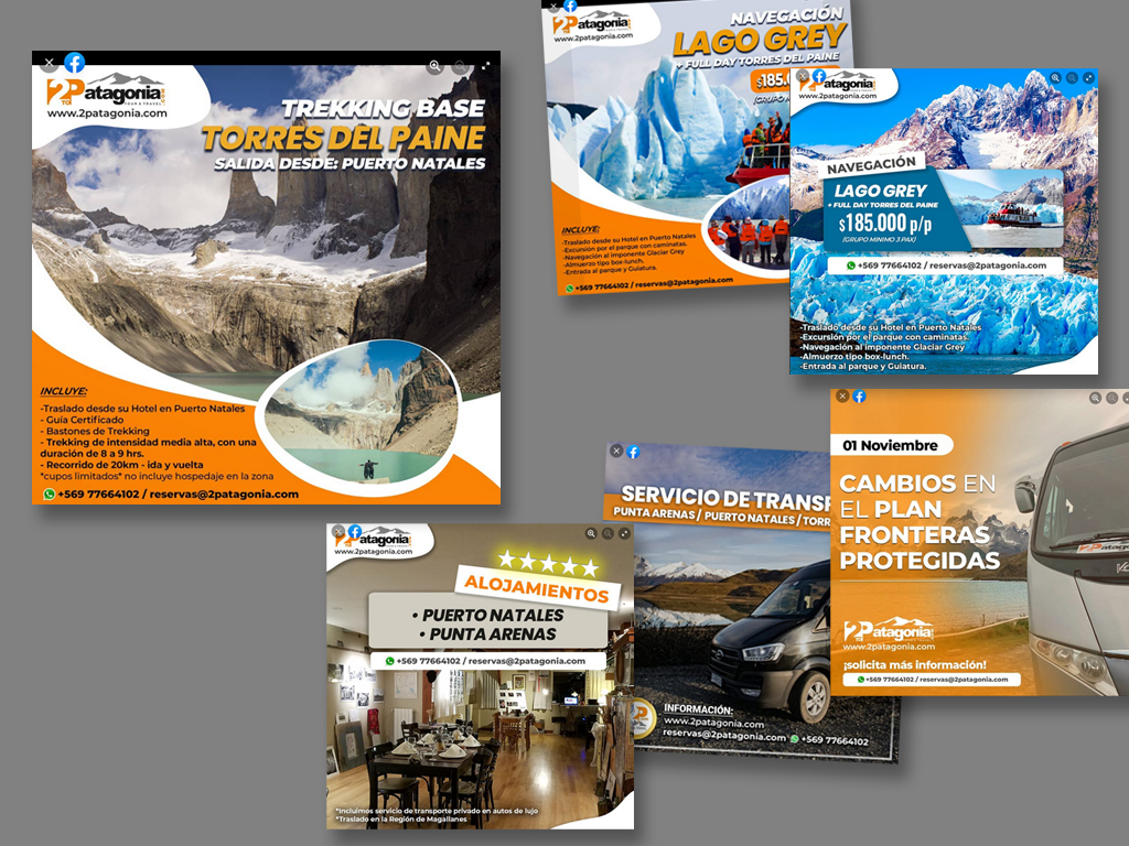 Campagne digitale 2Patagonia Travel