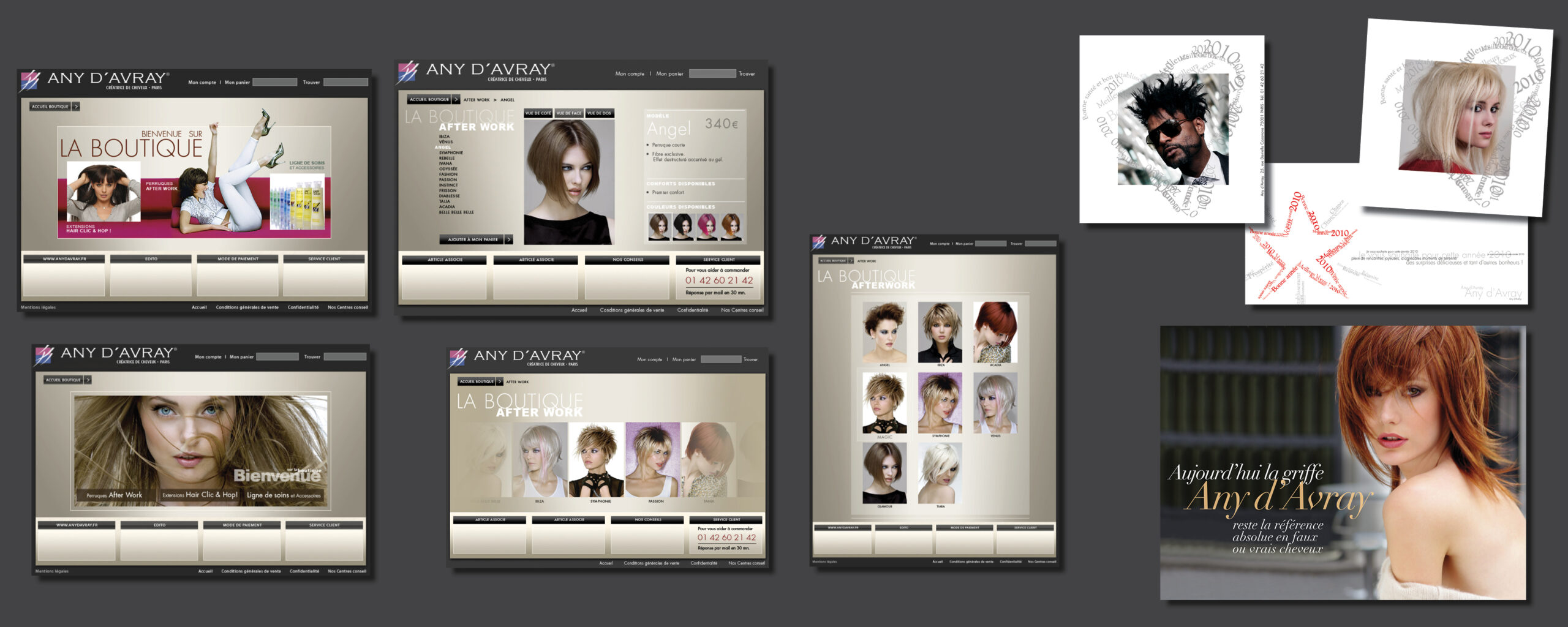 Catalogue et invitation Any d'Avray
