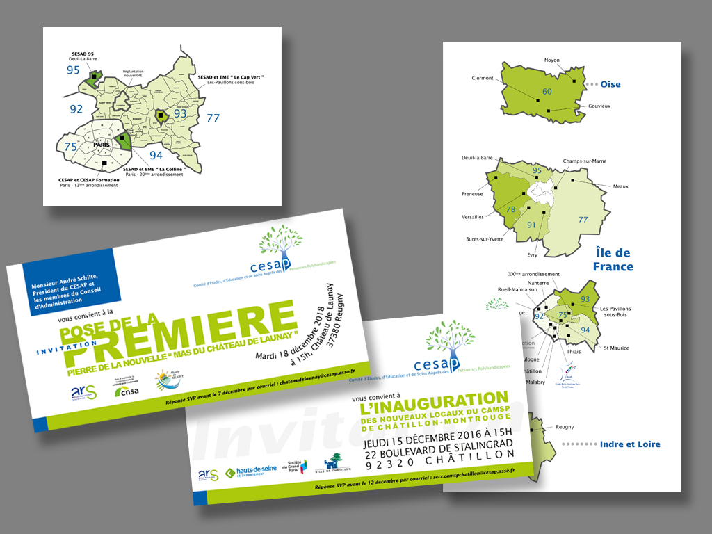 Invitations et cartographies CESAP